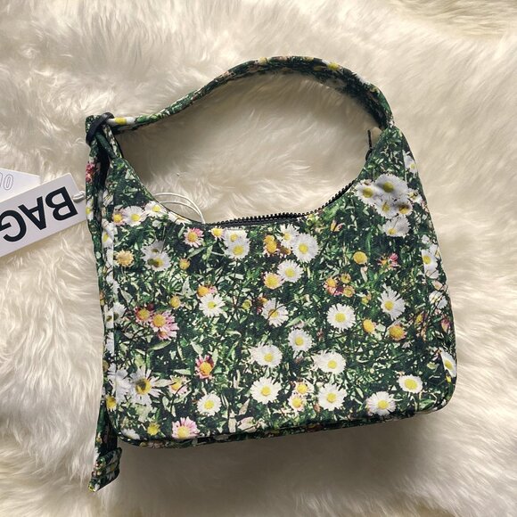 NWT Baggu Mini Nylon Shoulder Bag - Daisy - Picture 2 of 3